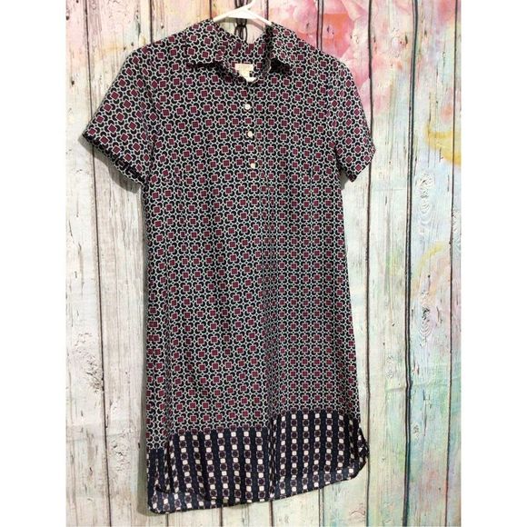 J. Crew Geometric Print Dress Size 0 ❤️💕 - Picture 1 of 14